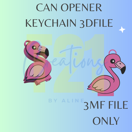 FLAMINGO CAN OPENER 3MF FILE