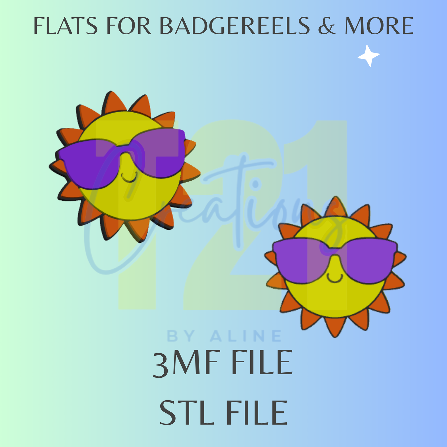 COOL SUN FLAT STL FILE