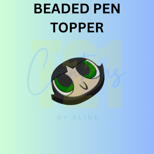 PP GIRL GREEN PEN TOPPER