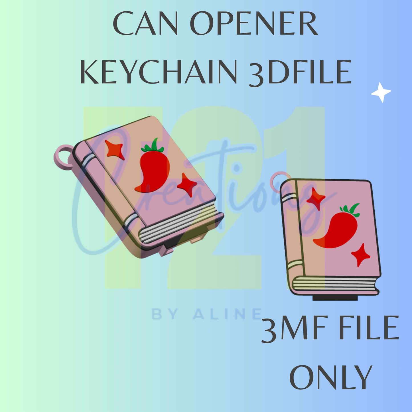 SPICY BOOK CAN OPENER 3MF FILE