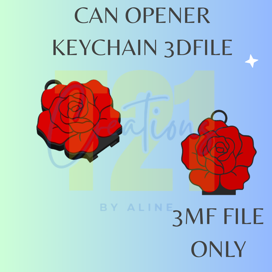 ROSE CAN OPENER 3MF FILE