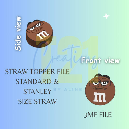 BROWN MM TOPPER STL FILE