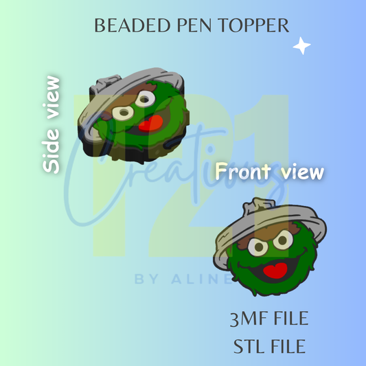 OS-CAR PEN TOPPER STL FILE