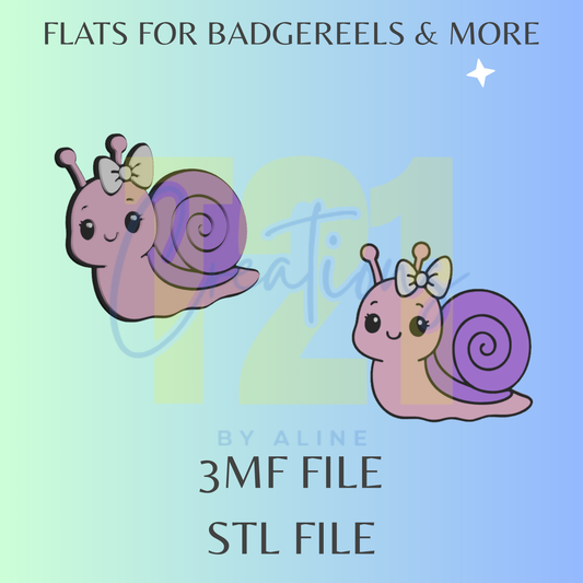 SNAIL FLAT STL FILE