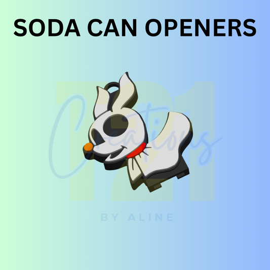 GHOST DOG SODA CAN OPENER KEYCHAIN