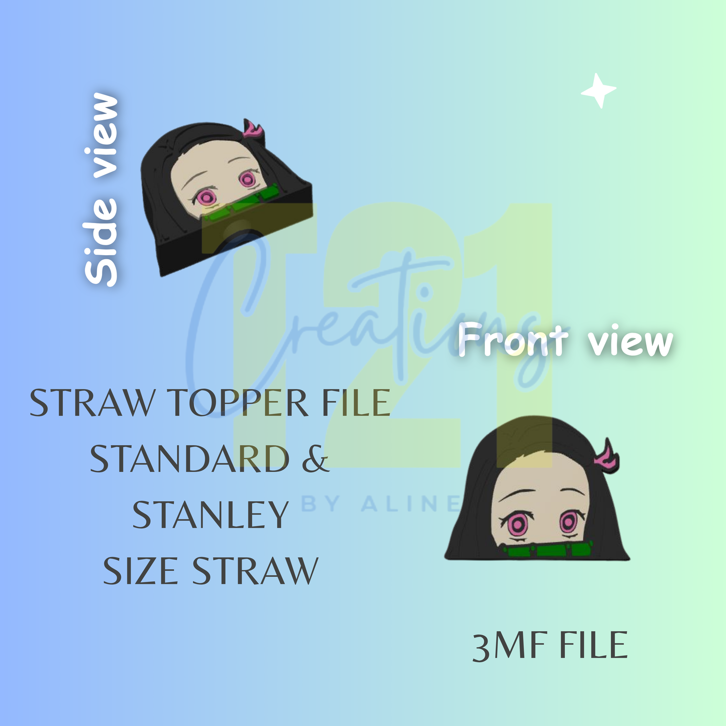 NEZUKO TOPPER STL FILE