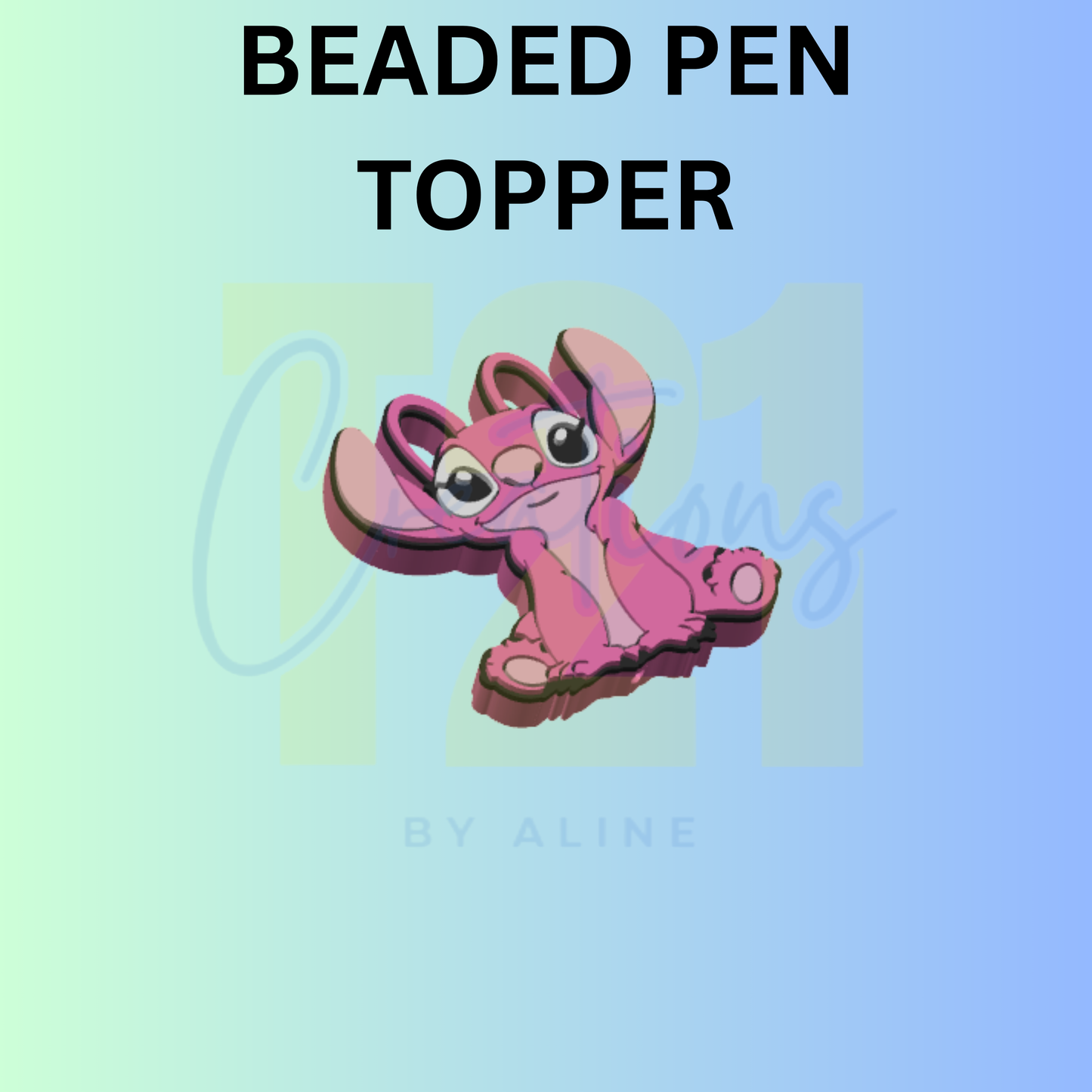 PINK ALIEN PEN TOPPER