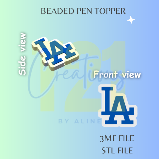 LOS ANGELES PEN TOPPER STL FILE