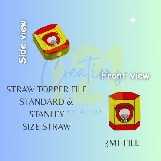 ABUELITA CHOCOLATE TOPPER STL FILE