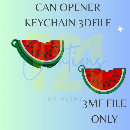 WATERMELON CAN OPENER 3MF FILE