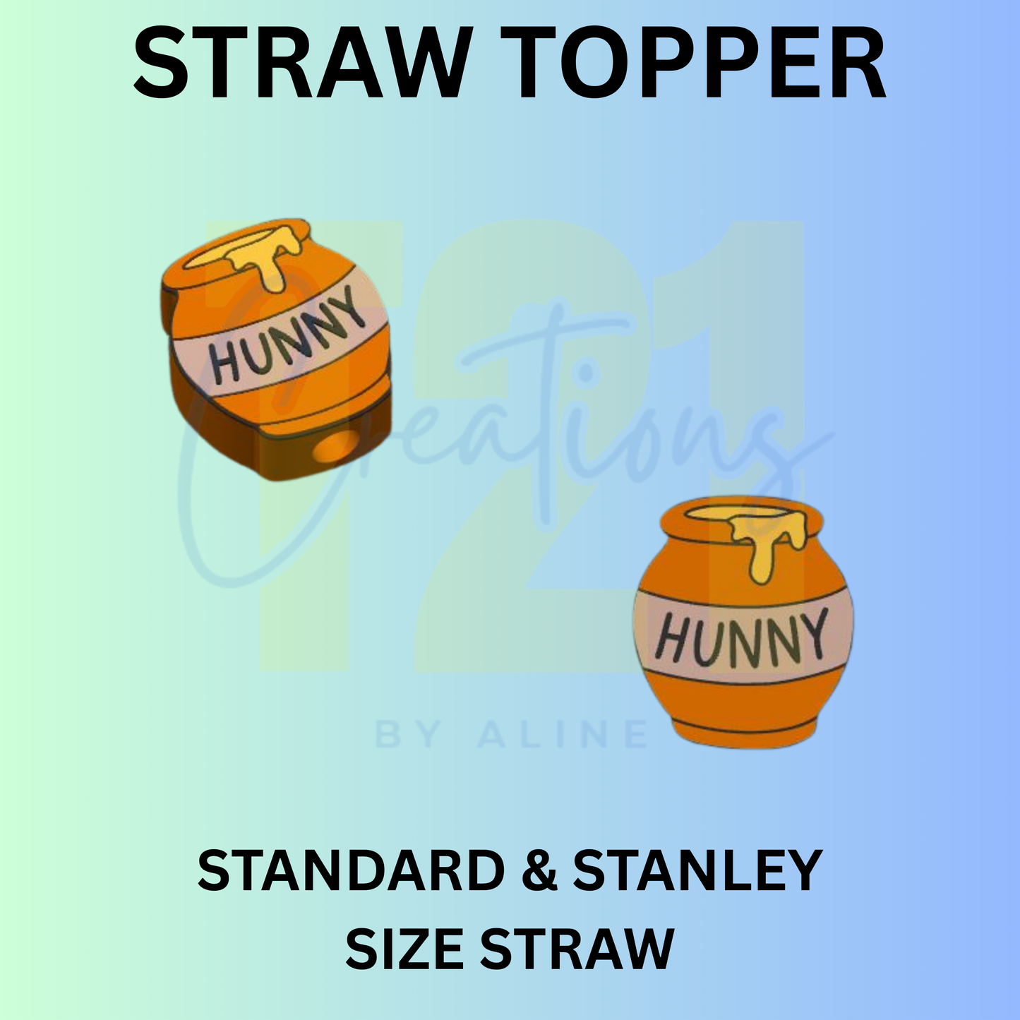 HONNEY POT STRAW TOPPER