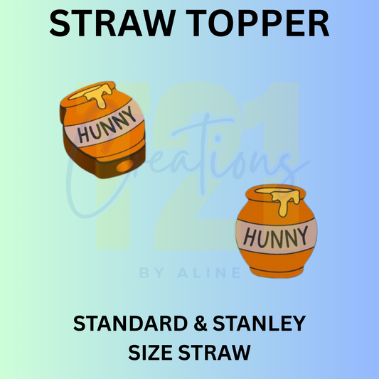 HONNEY POT STRAW TOPPER