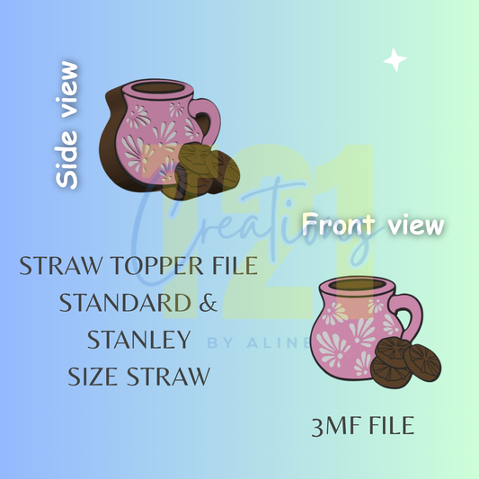 CHOCOLATITO MUG TOPPER STL FILE