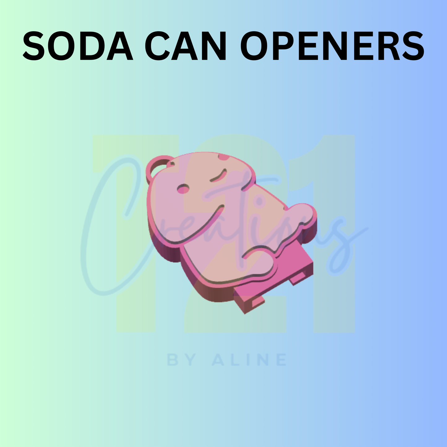 RICHARD SODA CAN OPENER KEYCHAIN