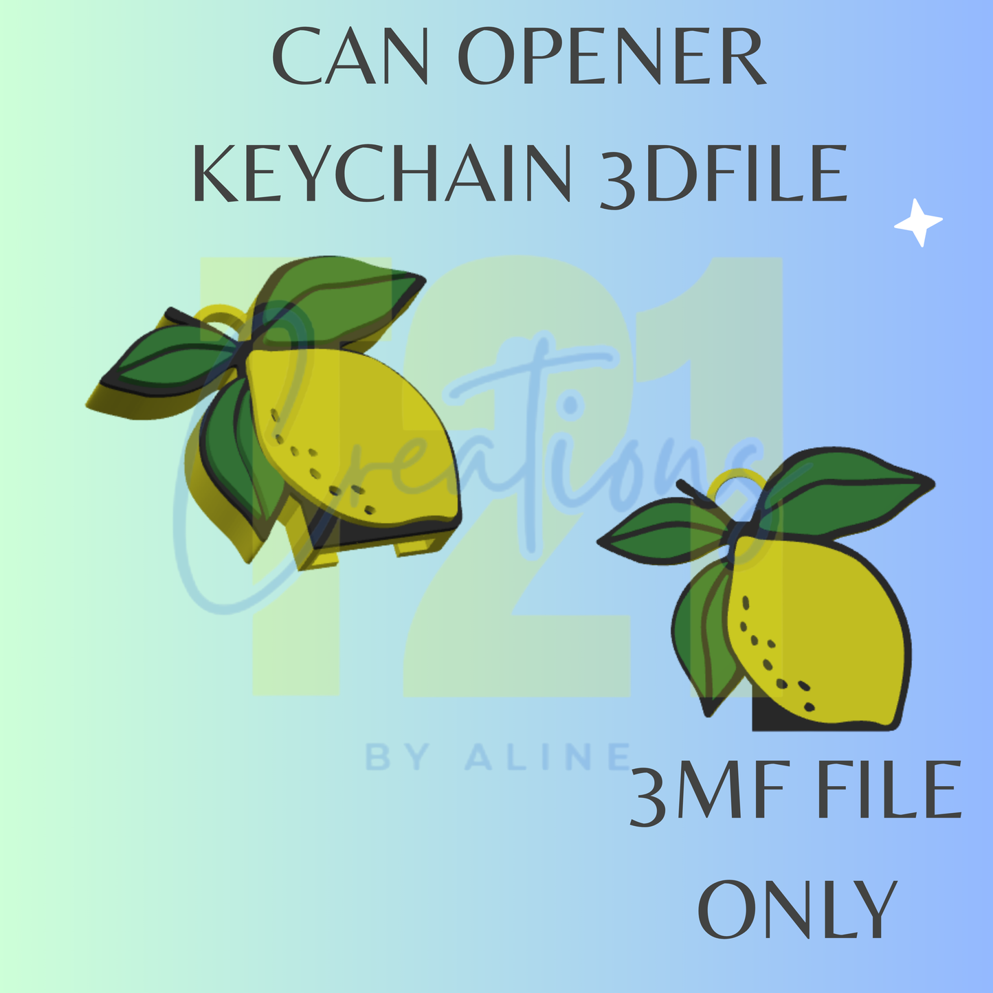 LEMON CAN OPENER 3MF FILE