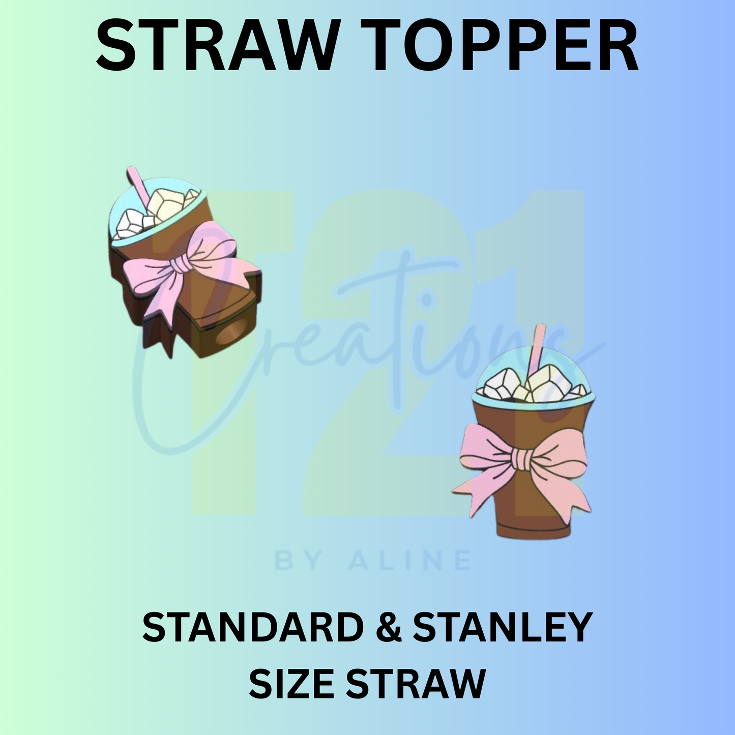 FRAPPUCCINO STRAW TOPPER