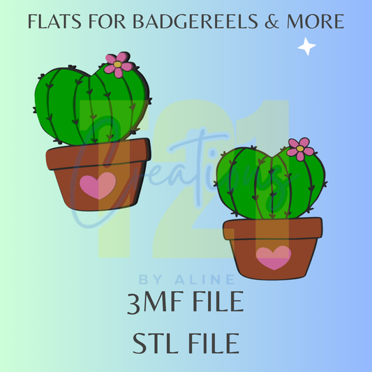 CACTUS FLAT STL FILE