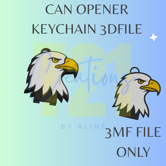 EAGLE CAN OPENER 3MF FILE