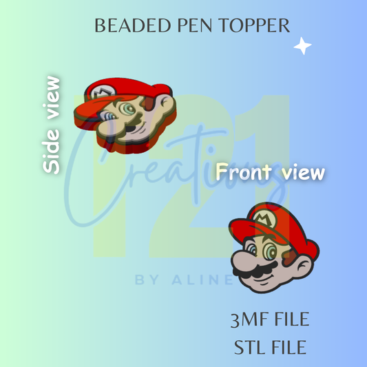 ITALIAN BROTHER 1 PEN TOPPER STL FILE