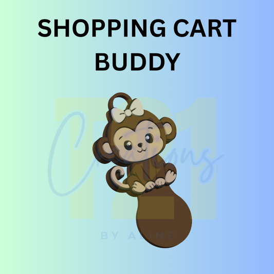 COQUETTE MONKEY SHOPPING CART BUDDY