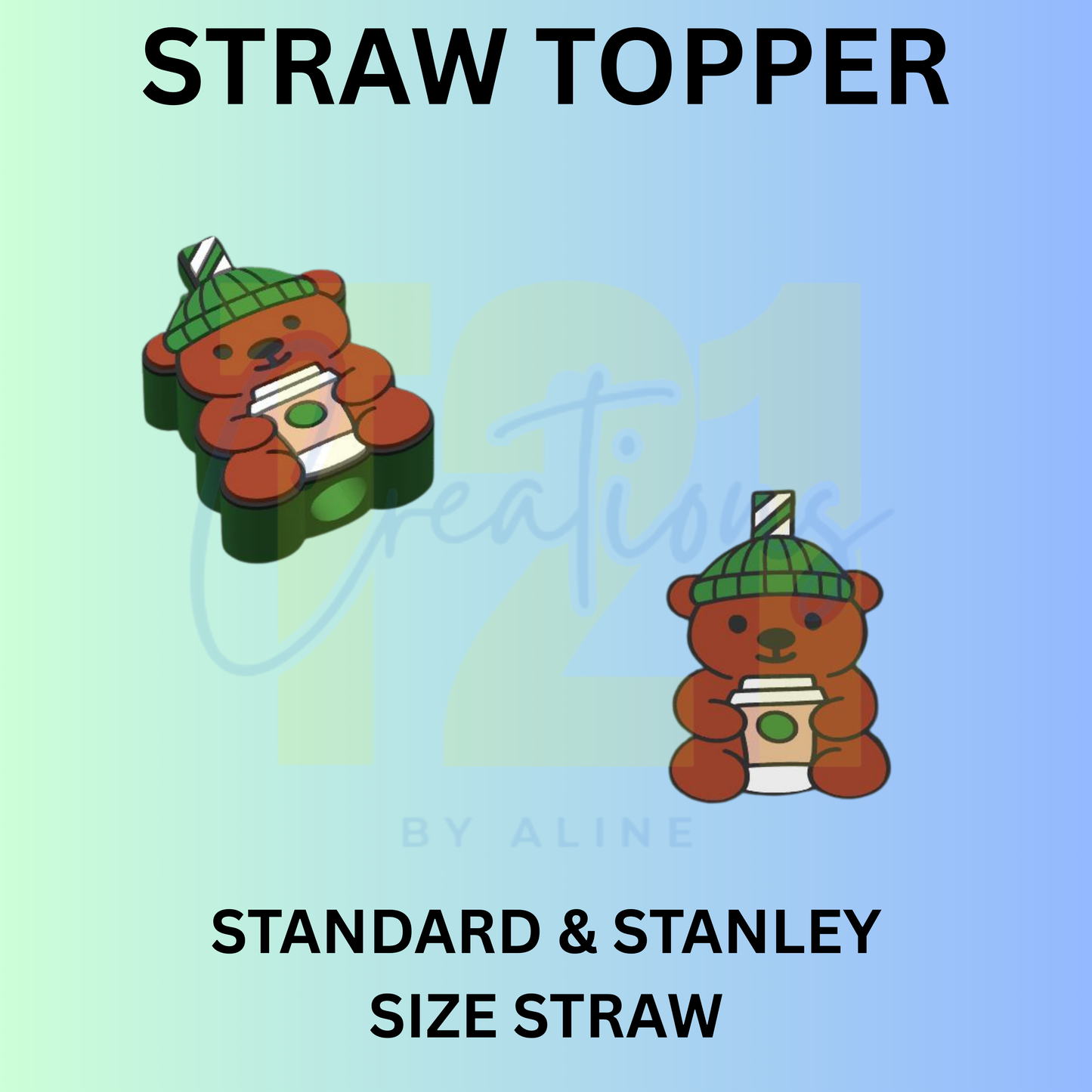 SB BEAR STRAW TOPPER