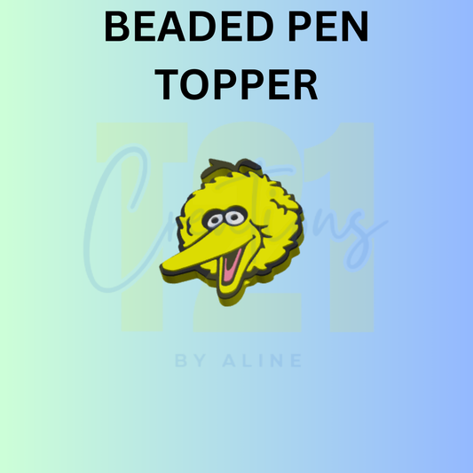 BIG YELLOW BIRD PEN TOPPER
