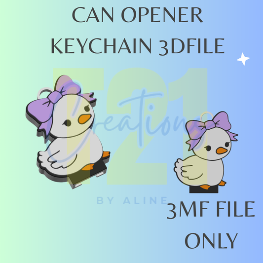 DUCK CAN OPENER 3MF FILE