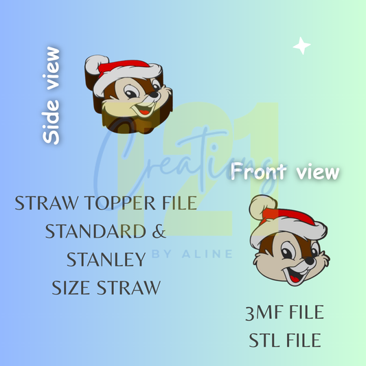 DALE STRAW TOPPER STL FILE
