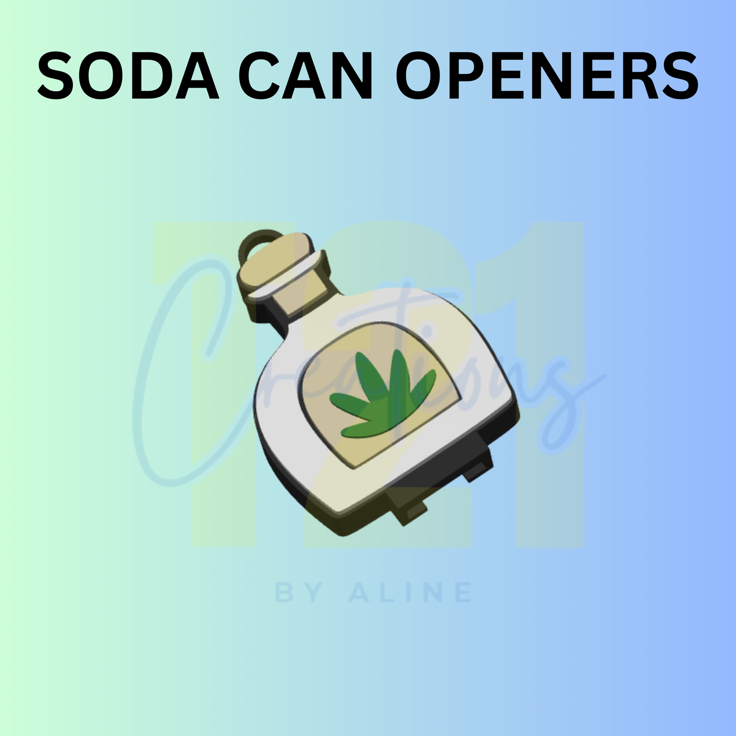 TEQUILA SODA CAN OPENER KEYCHAIN