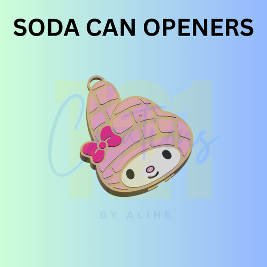 CONCHA MEL SODA CAN OPENER KEYCHAIN