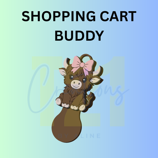 COQUETTE COW SHOPPING CART BUDDY