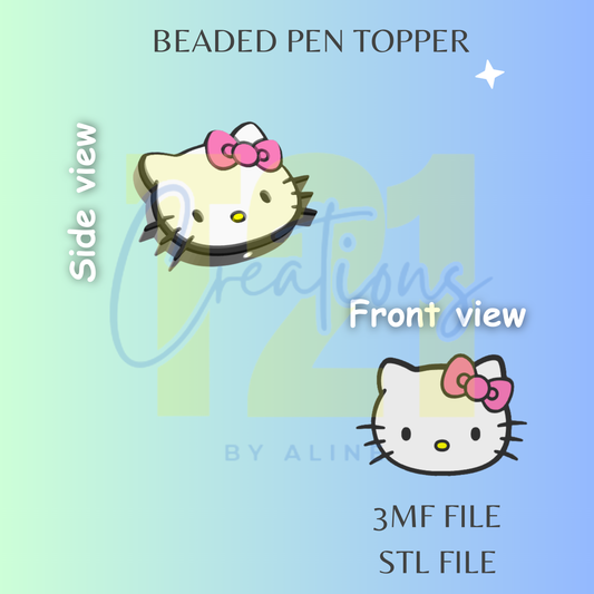 H-K FACE PEN TOPPER STL FILE