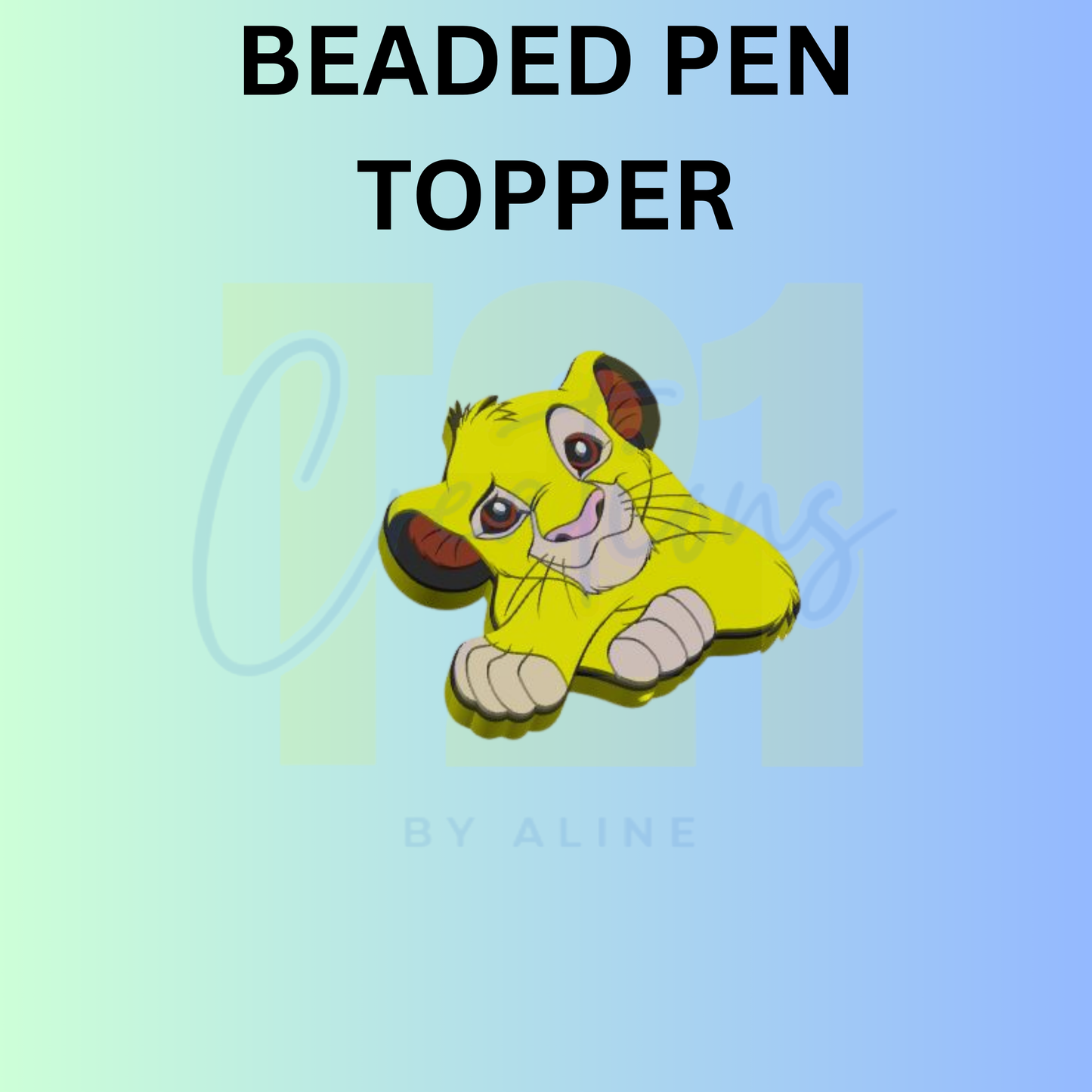 LION PEN TOPPER