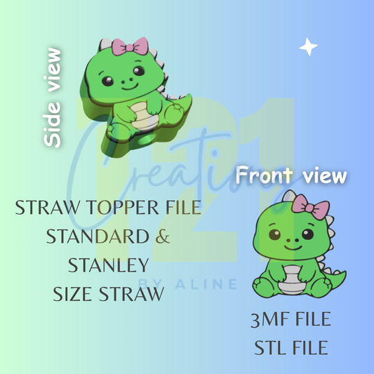 DINO TOPPER STL FILE