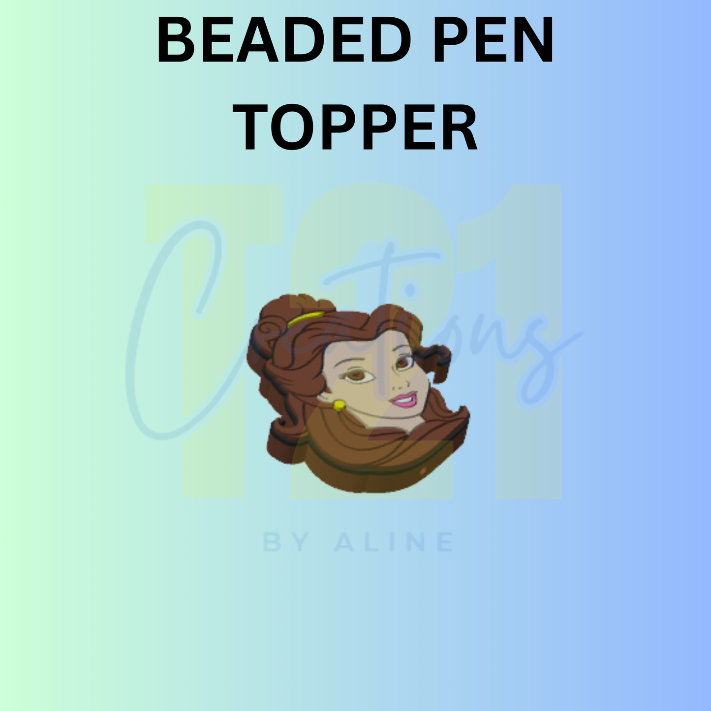 YELLOW PRINCESS PEN TOPPER