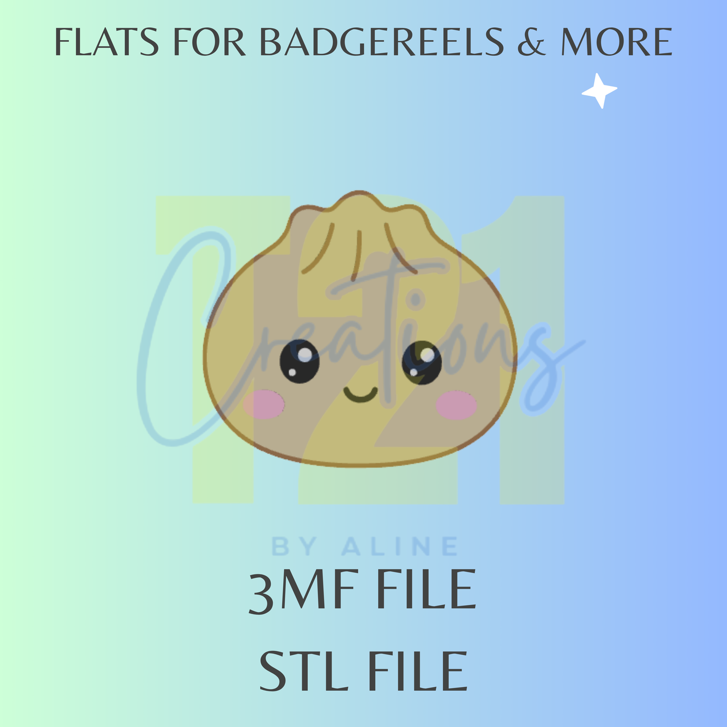 DUMPLING FLAT STL FILE
