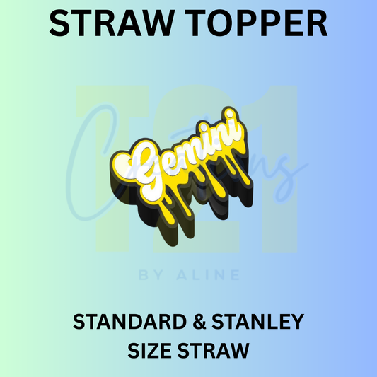 GEMINI STRAW TOPPER