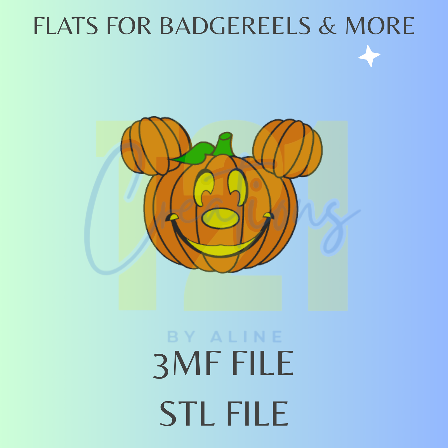 BOY PUMPKIN FLAT STL FILE