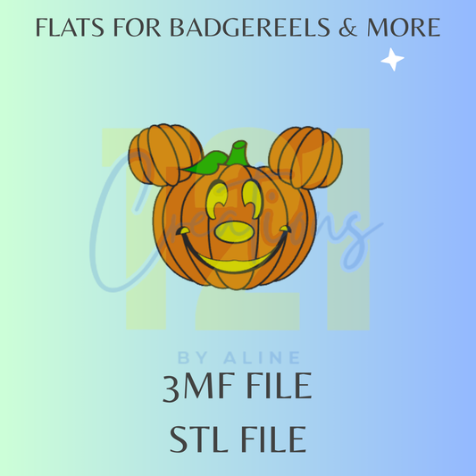 BOY PUMPKIN FLAT STL FILE