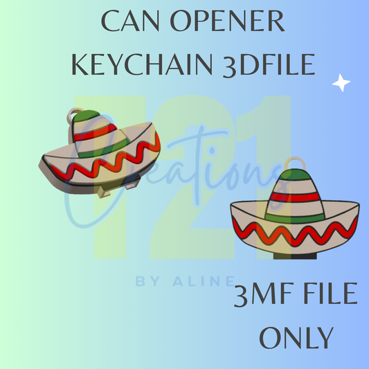SOMBRERO CAN OPENER 3MF FILE