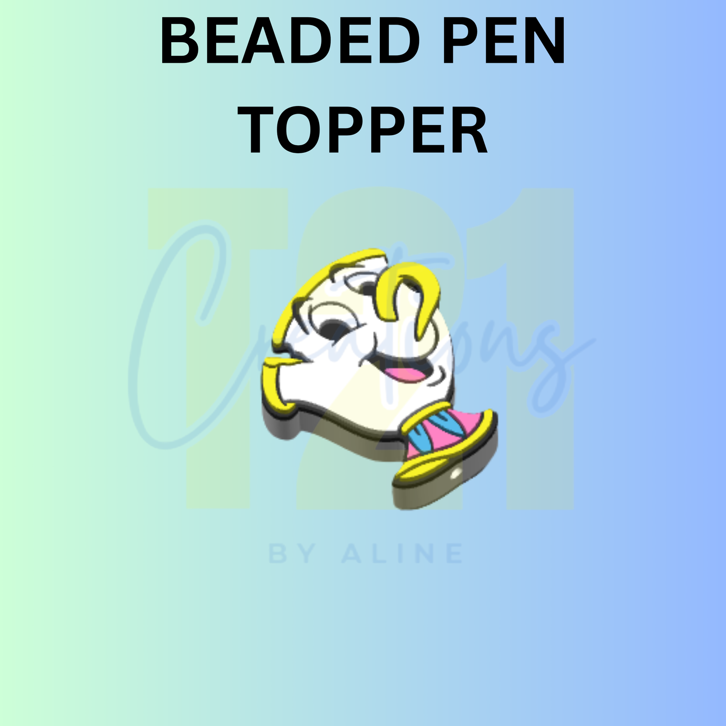 TEACUP PEN TOPPER