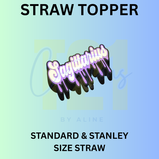 SAGITTARIUS STRAW TOPPER