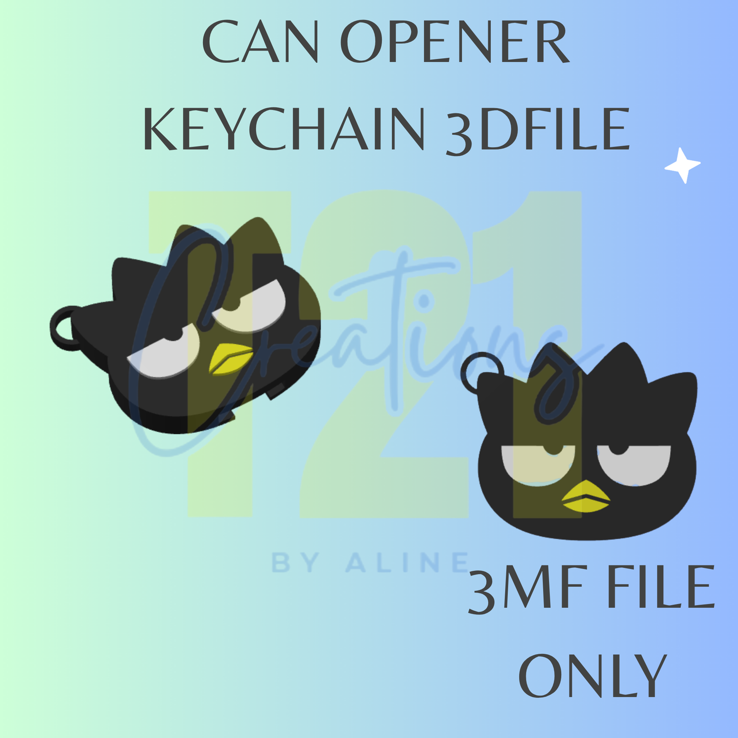 PENGUIN CAN OPENER 3MF FILE