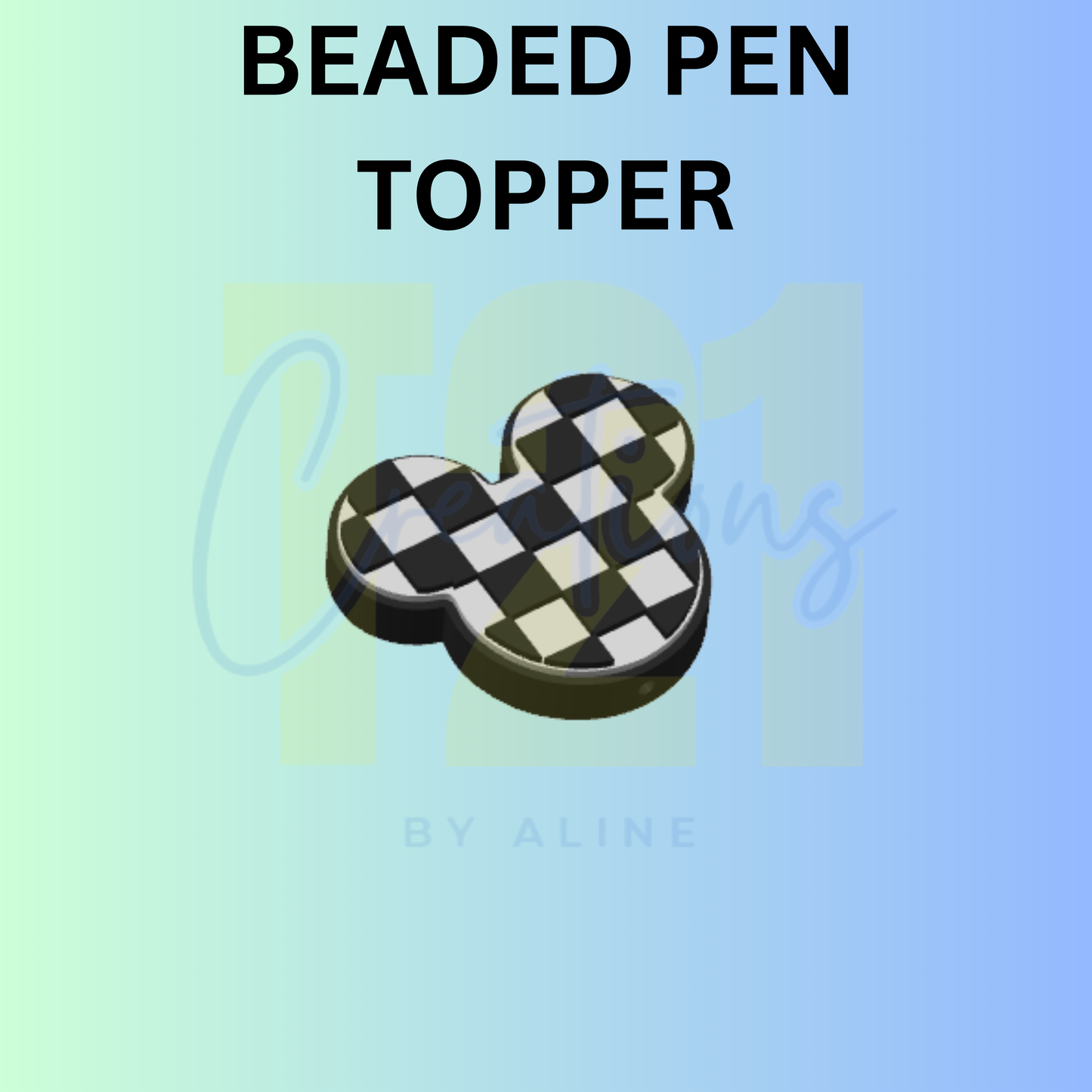 CHECKER MOUSE PEN TOPPER