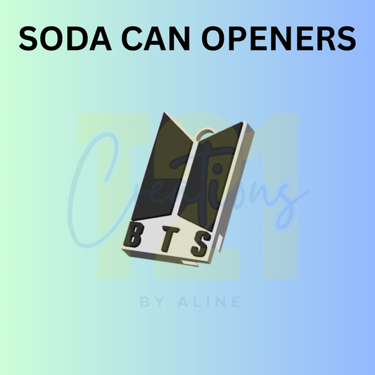 B-T-S SODA CAN OPENER KEYCHAIN