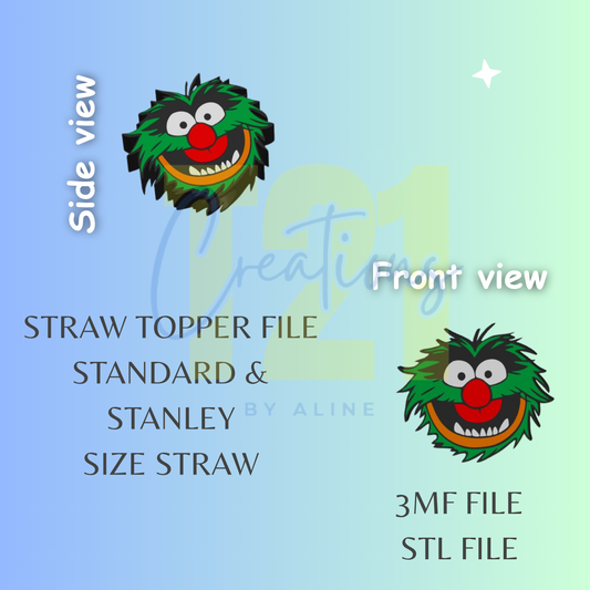 OSCAR STRAW TOPPER STL FILE
