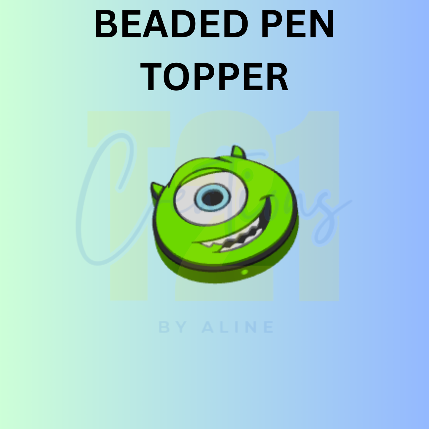 GEEN MONSTER PEN TOPPER