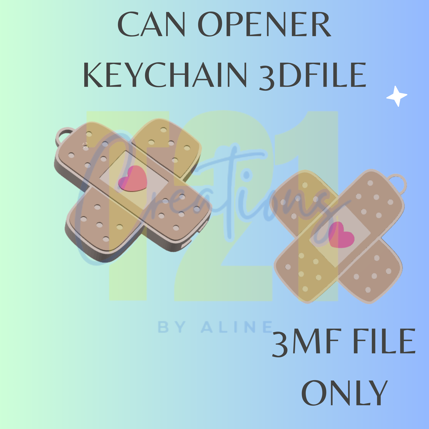 BAND AID CAN OPENER 3MF FILE