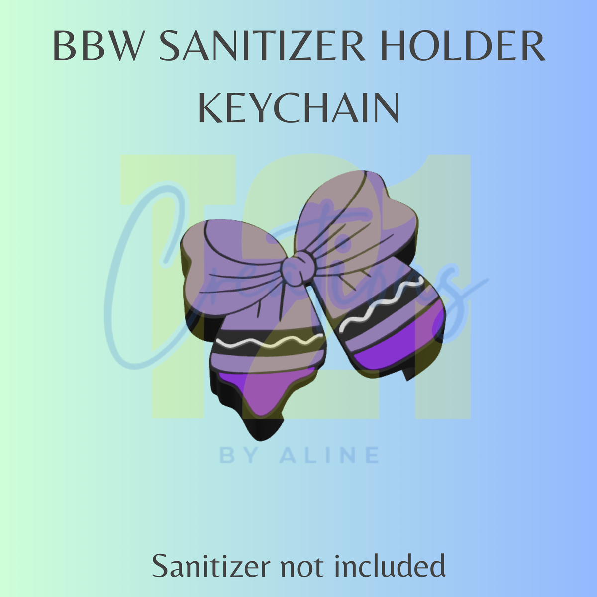 CRAYON BOW BBW SANITIZER KEYCHAIN
