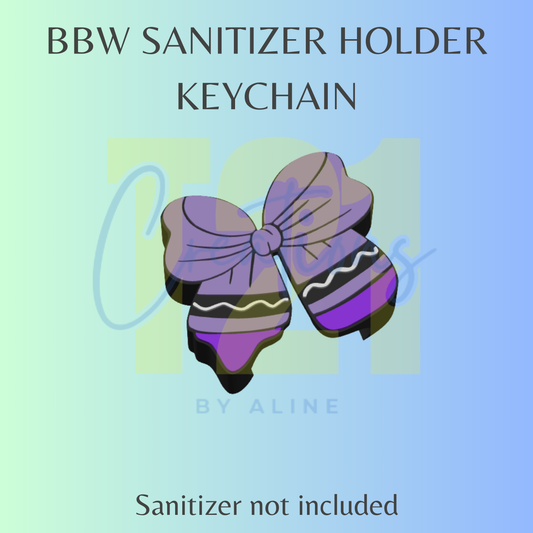CRAYON BOW BBW SANITIZER KEYCHAIN